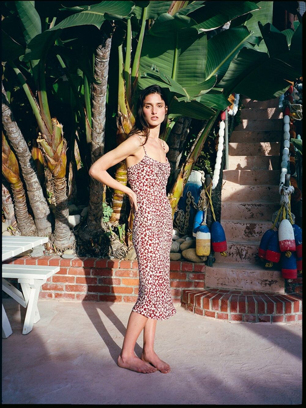 Realisation Par Clover Silk Midi Dress
